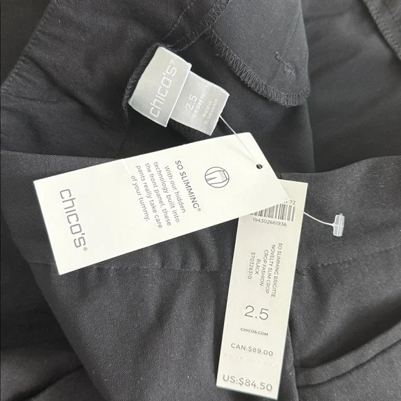 NWT Chico’s Slimming Brigitte Slim Leg Pants Size 14 - Picture 4 of 8